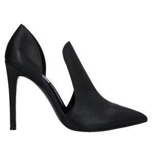 Steve Madden Black Dolly Leather Stiletto. Sz 8.5. GUC‎